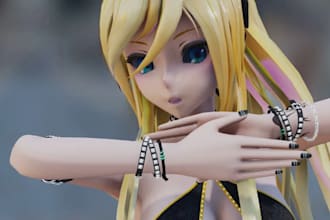 convert fix koikatsu model mmd vrm model vtuber weight paint control rig