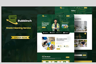 design junk removal, hvac, and contractor website maker