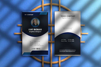 design unique id card, business or visiting card