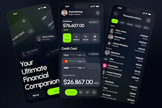 develop fintech app money transfer app payment app bank app bill payment app