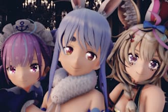 edit your model to vroid, mmd and other formats for vrchat vrm vtuber