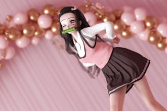 create repair or convert any model to mmd or blend format vrm vrchat