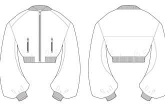 sketch flats for your fashion collection