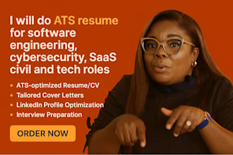 do ats resume for software engineering, cybersecurity, saas civil and tech roles