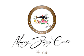 design boutique, handmade, crochet knitting, needles, sewing, and craft logo