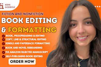 do book editor, proofreading memoirs, novels, formatting paperbacks for author