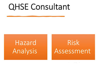 assist with hazard analysis for chemical fire process safety and risk assessment