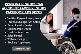 generate personal injury leads car accident workplace attorney lawyer law firm