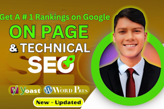 audit and optimize on page and technical SEO for your website