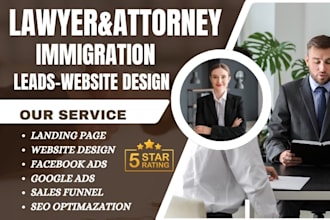 generate attorney, notary leads immigration leads solicitor leads lawyer website