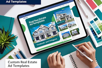 do professional real estate facebook and instagram ad templates