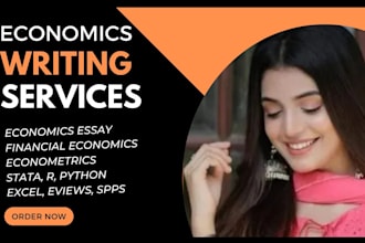 do financial economics, economics writing econometrics by r, stata, eview python