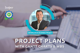 create project plans with gantt charts and wbs for your team