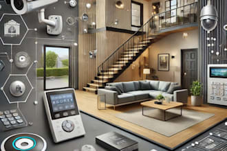 create security system designs for residential, commercial, industrial projects