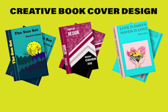 do a professional creative book cover, e book cover design