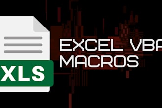 develop excel vba macro