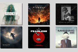 design professional album, mixtape or single cover art