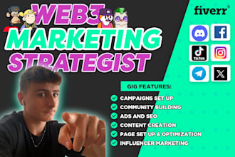 be your web3 marketing manager