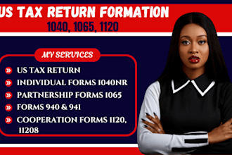 prepare US tax filing, 1040, calculate and file your sales tax in all US states