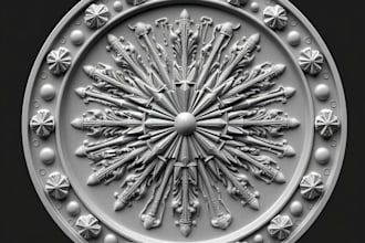 sculpt 3d coin model coin design 3d bas relief 3d head sculpting 3d burst model