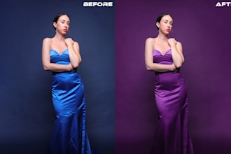 recolor clothes, products, logo, and more in photoshop