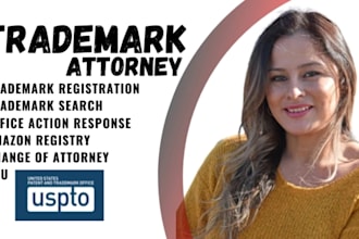 be attorney for trademark registration, patent check, uspto for amazon brand