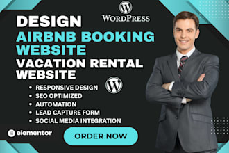 design airbnb booking website vacation rental website airbnb business website