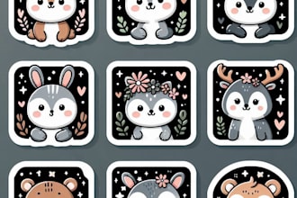 design custom, high quality stickers using ai