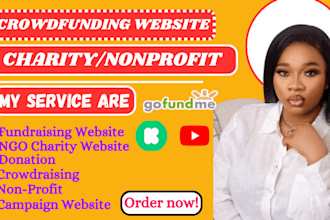 create charity nonprofit donation fundraising crowdfunding website