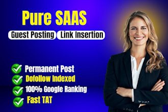 pure saas guest posting and link insertion