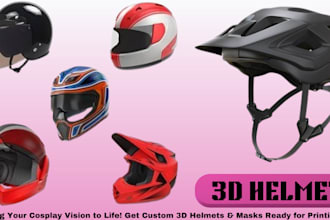 model 3d helmet, wearable cosplay mask, armor mask props for 3d printing