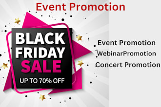 boost event promotions, concert, business, eventbrite