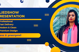 do design slideshow presentation, powerpoint templates and canva presentations