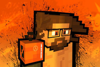 make mine imator and blockbench characters for minecraft
