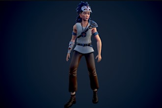 convert 2d artwork to 3d model,3d mascot character, rig3d,animate model for game