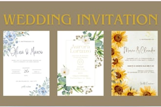 design custom greeting birthday christmas holiday or any invitation cards