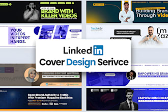design a professional linkedin banner for your business or profile