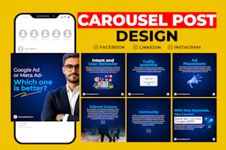 design instagram carousel, instagram post, social media post, carousel design
