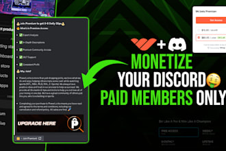 setup paid discord server with whop subscription