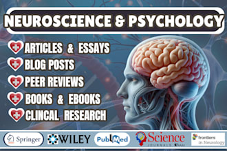 write on neuroscience, neurobiology, and psychology