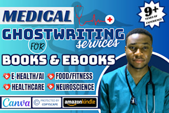 ghostwrite fitness and health, medical ebook and book, ebook writer