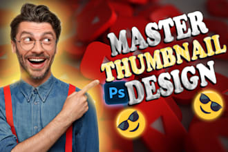 design amazing youtube thumbnail