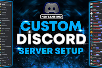 setup new or existing custom discord server