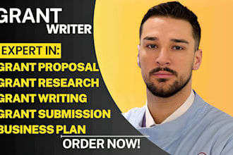 do grant research, grant proposal writing, application help and business plan