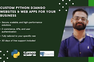 python django expert for secure and scalable web development