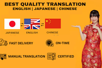 manually translate to japanese and chinese