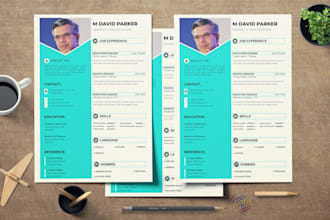 do professional, modern, expert, CV design, or resume design