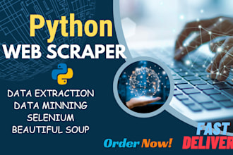 make web scraper, website scraping with python