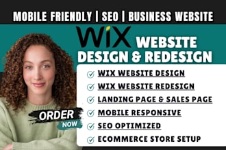 redesign wix website design wix website wix business website design wix expert