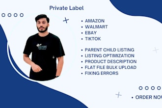 create or fix amazon product listing or parent child variation listing